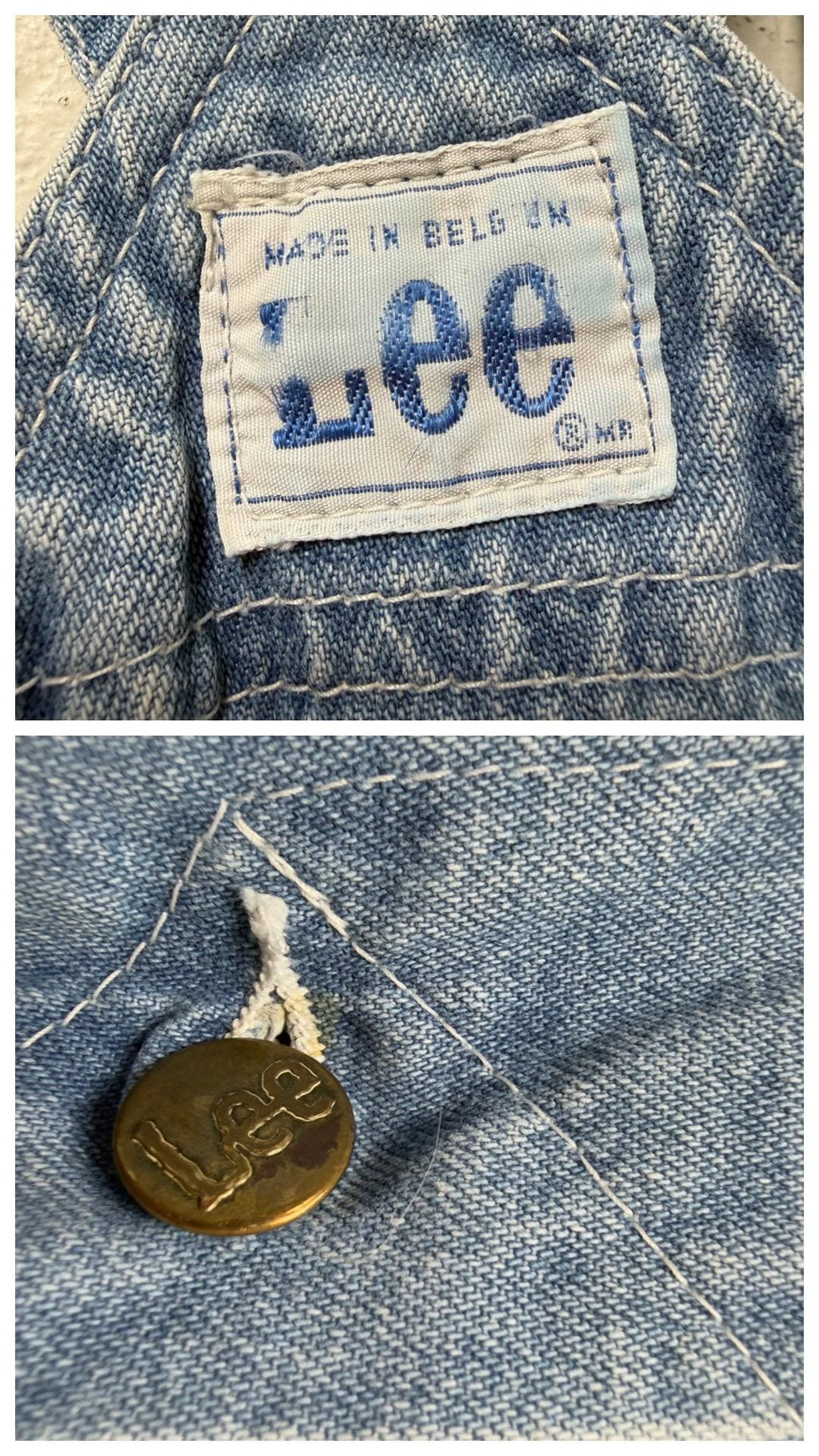 Gr.M Lee Overall 70s / 80s Vintage Made in Belgium