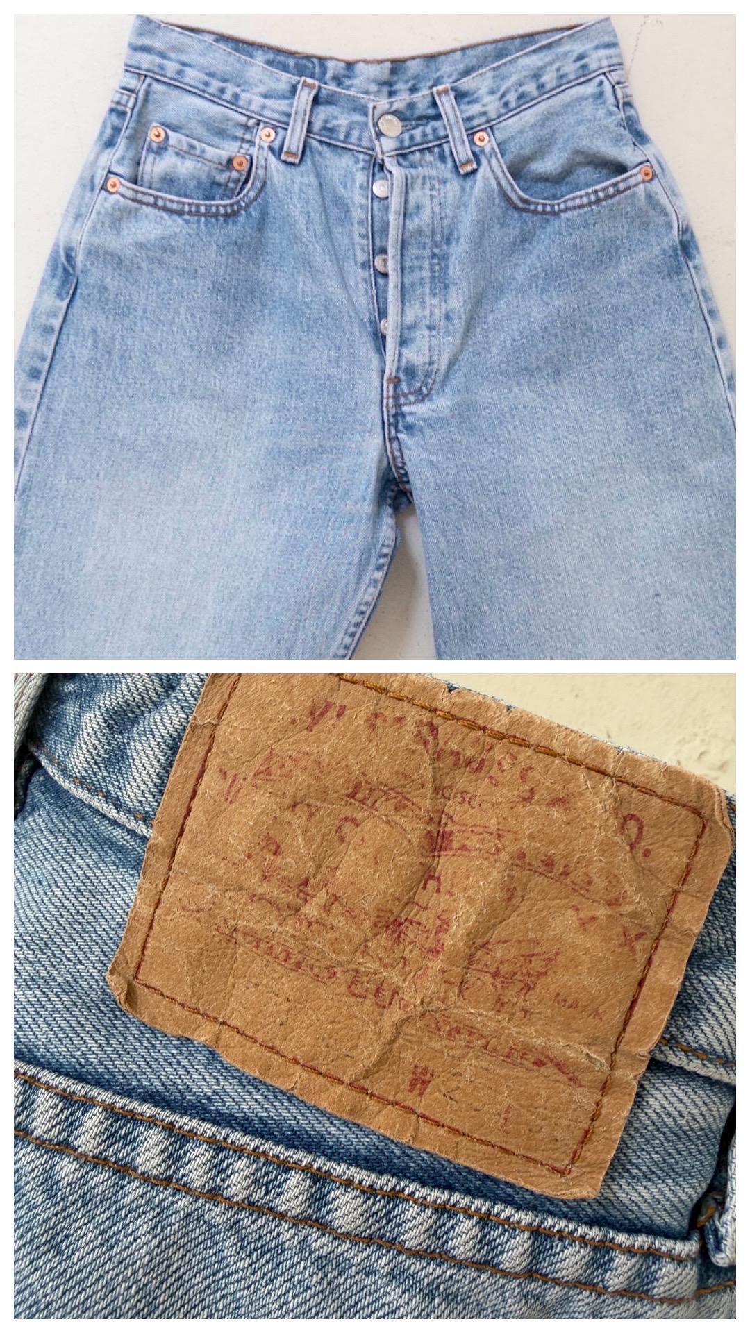 W26 L30 Levis 537 90s Vintage Made in Spain