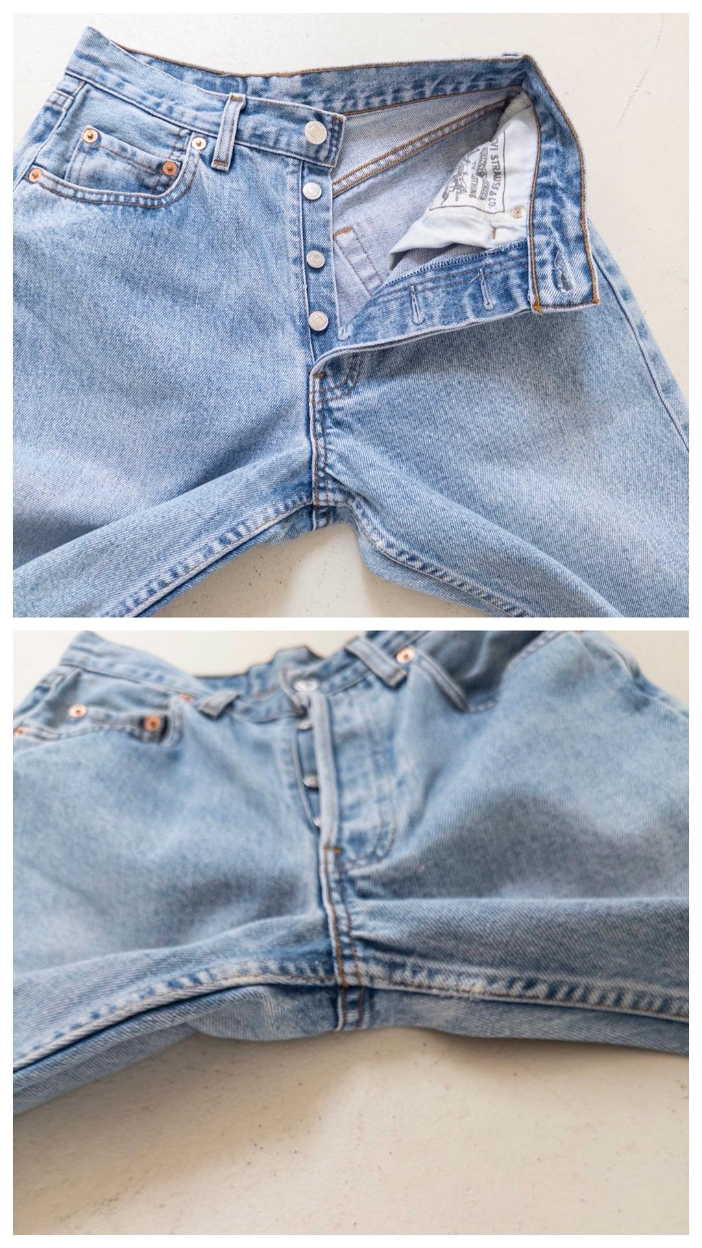 W26 L30 Levis 537 90s Vintage Made in Spain