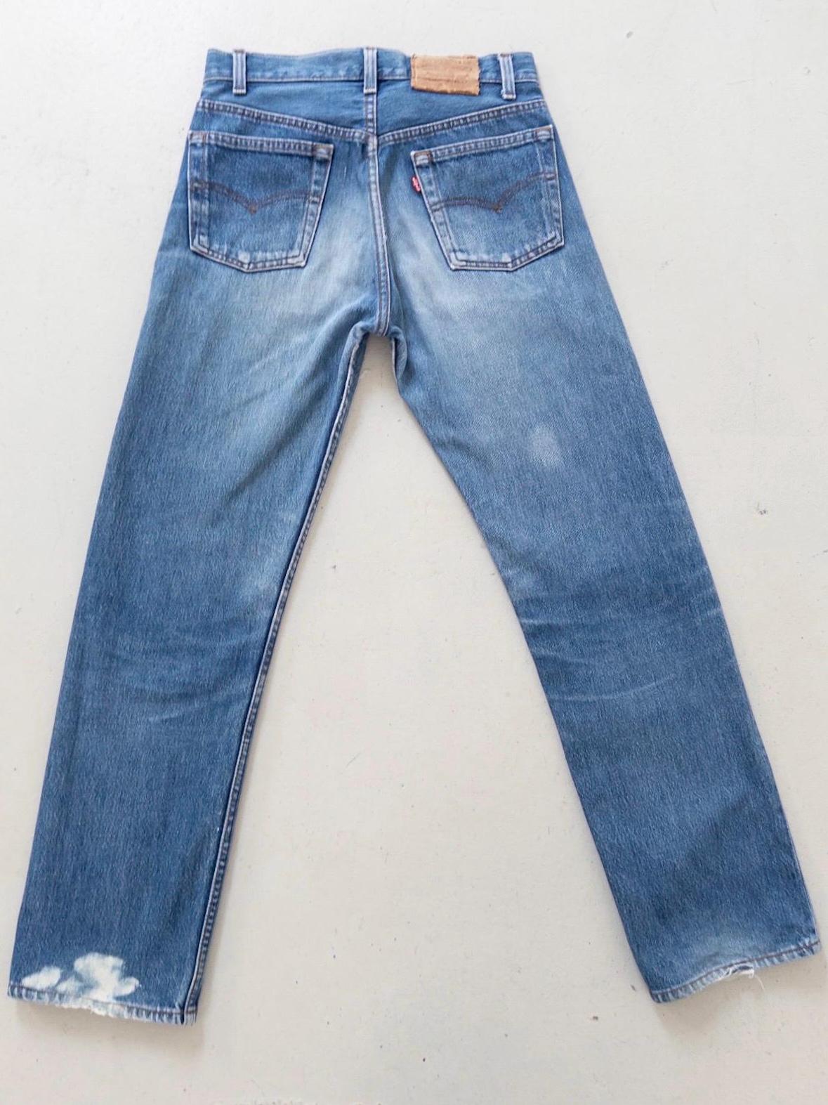 Vintage Levis 501 XX W27 L29 | 80s Denim | Made in USA | Sunfaded Jeans