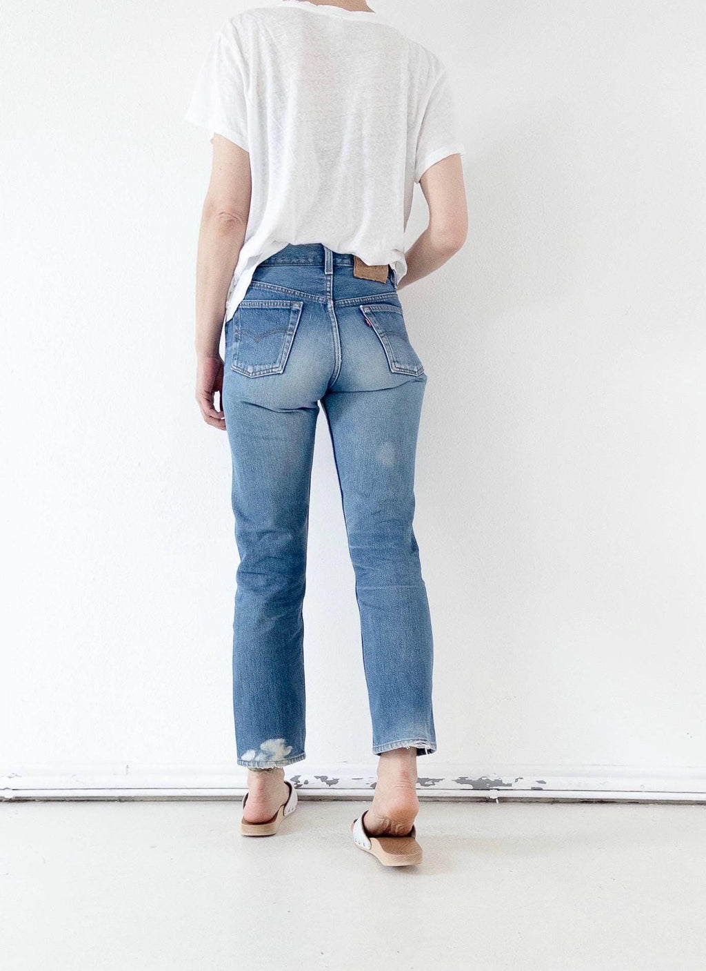 Vintage Levis 501 XX W27 L29 | 80s Denim | Made in USA | Sunfaded Jeans