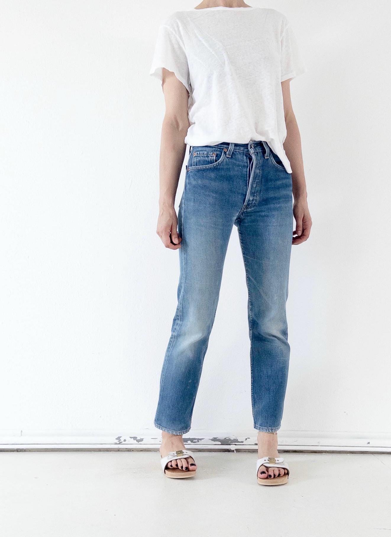 Vintage Levis 501 XX W27 L29 | 80s Denim | Made in USA | Sunfaded Jeans
