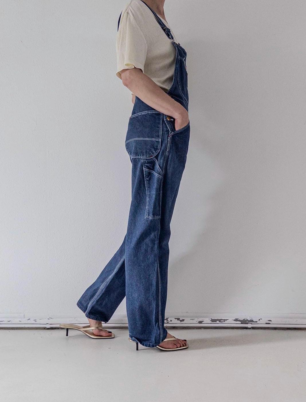 Vintage Dickies Latzhose M L | 70s 80s Made in USA | Workwear Denim Overall