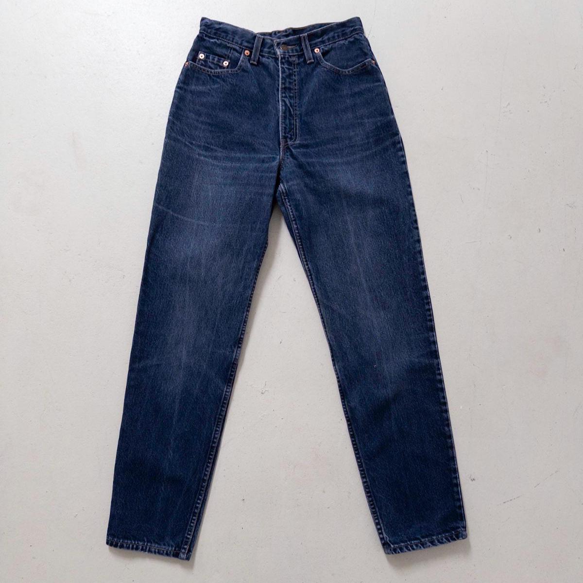 Vintage Levi's 881 Jeans W28 L33 | 90s Orange Tab High Waist Denim Hose Made in Spain