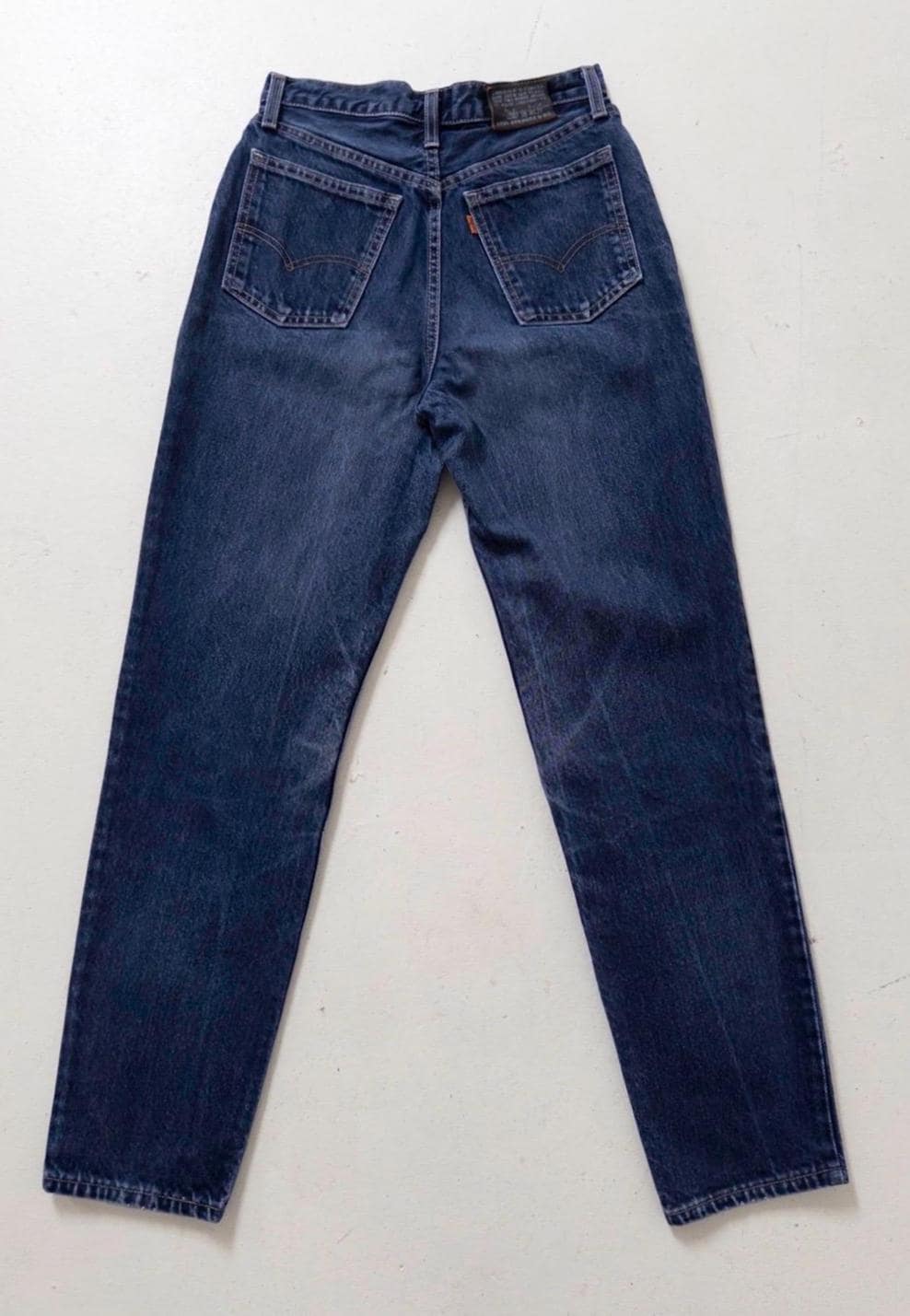 Vintage Levi's 881 Jeans W28 L33 | 90s Orange Tab High Waist Denim Hose Made in Spain