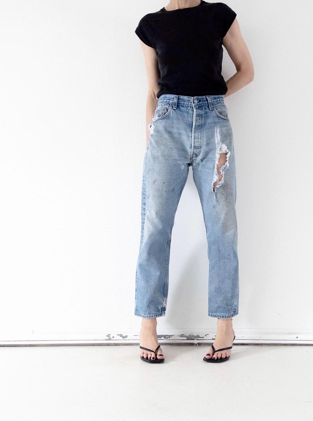 W33 - 34 Levis 501 80s Vintage Made in USA