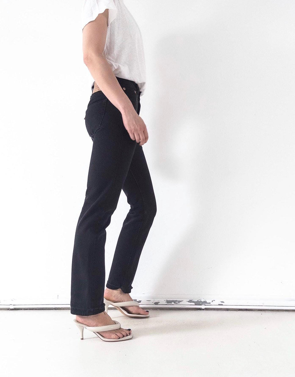 Vintage Levis 505 Jeans Damen W26 W33 | 90s Straight Denim Hose Made in USA