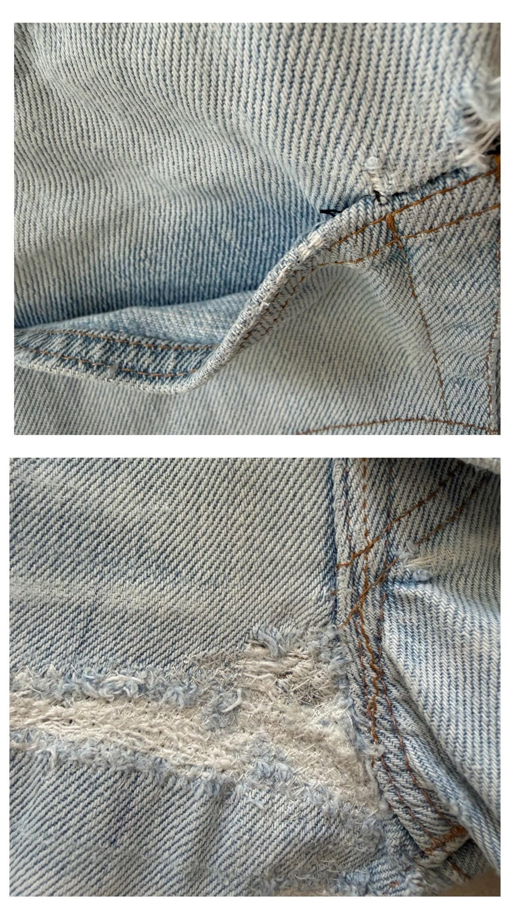 Gr. 30 - 31 Levis 501 Selvedge Shorts 70s Vintage