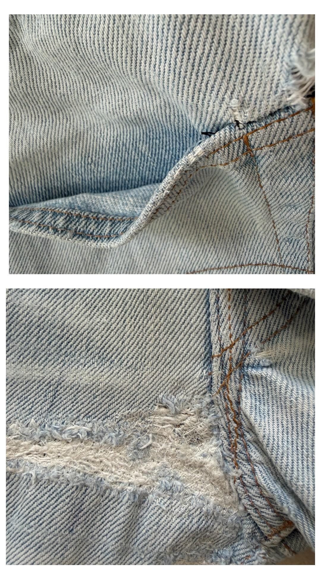 Gr. 30 - 31 Levis 501 Selvedge Shorts 70s Vintage