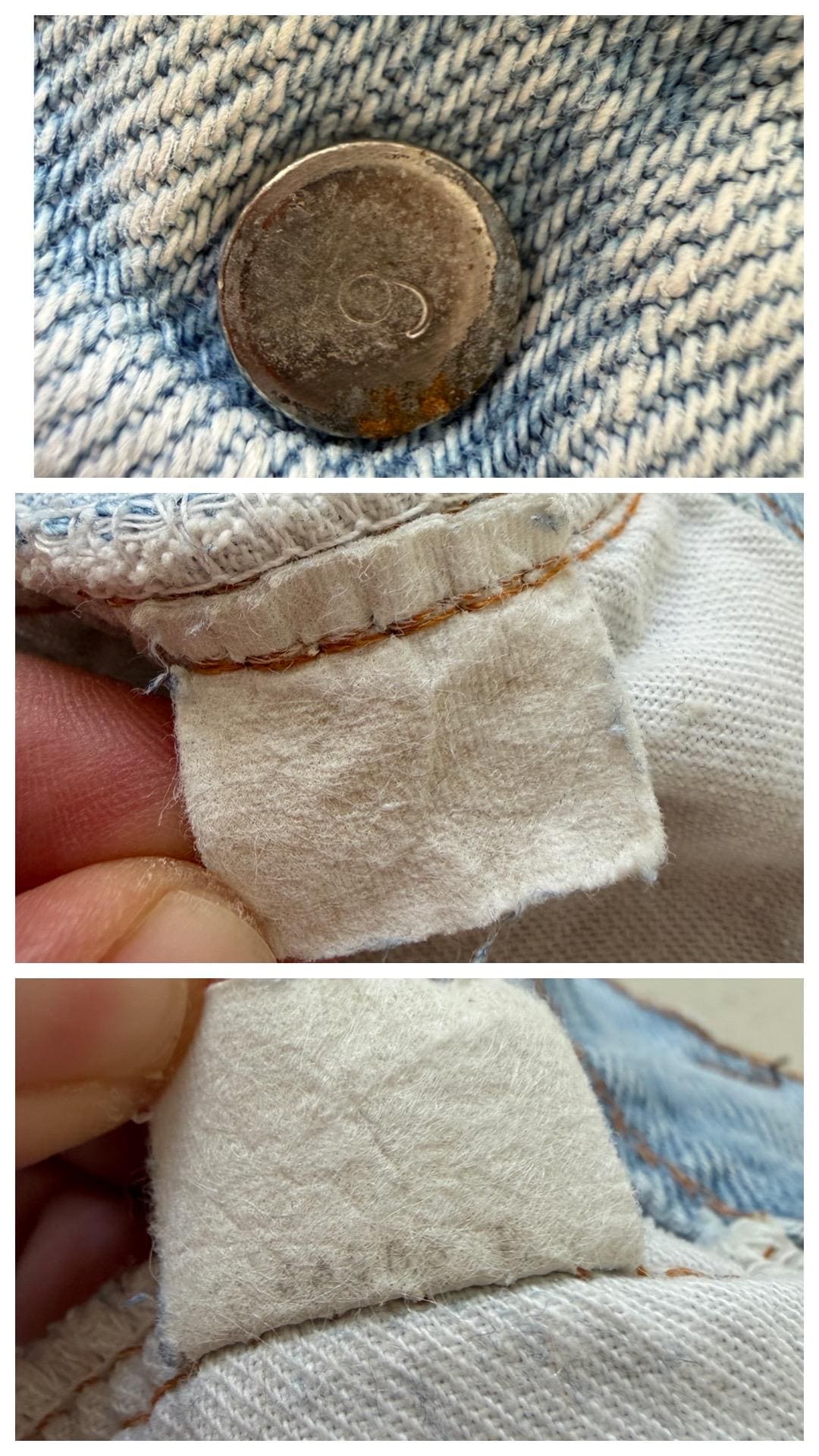 Gr. 30 - 31 Levis 501 Selvedge Shorts 70s Vintage