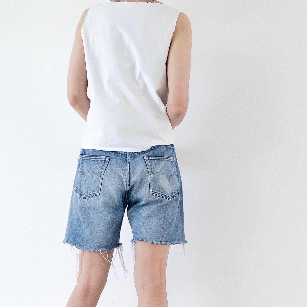 Gr. 34 Levis 501 Shorts 80s Vintage Made in France