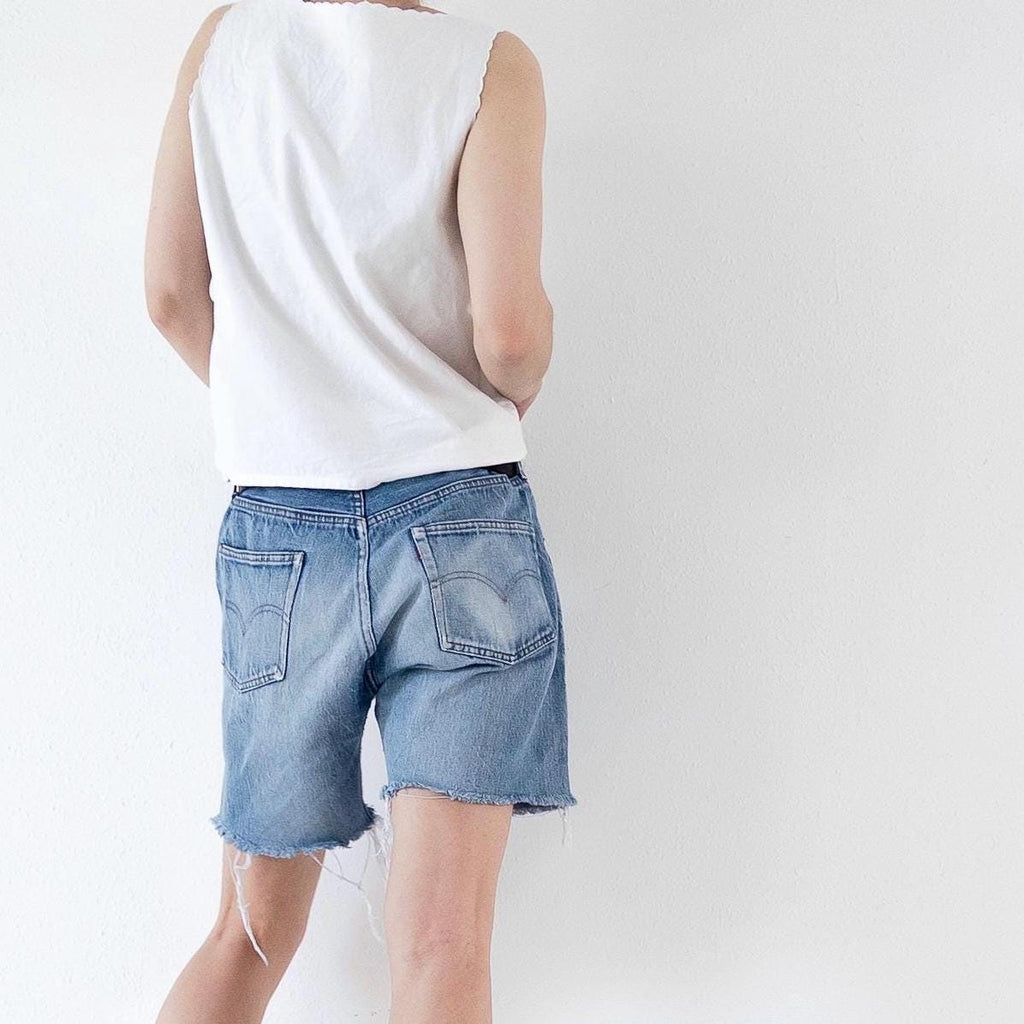 Gr. 34 Levis 501 Shorts 80s Vintage Made in France
