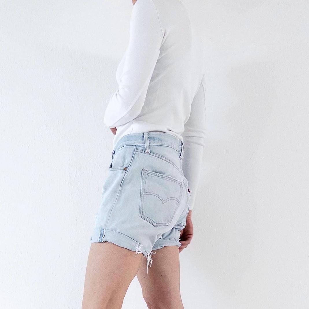 Gr. 30 - 31 Levis 501 Selvedge Shorts 70s Vintage