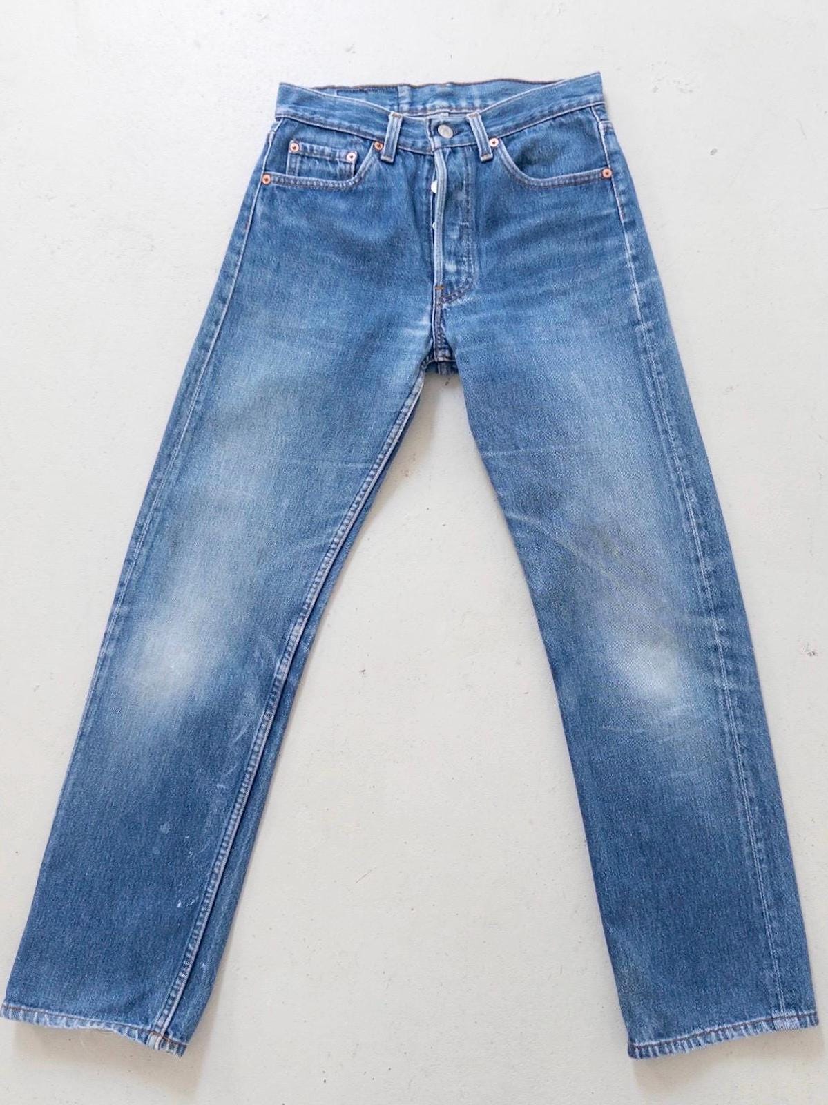 Vintage Levis 501 XX W27 L29 | 80s Denim | Made in USA | Sunfaded Jeans
