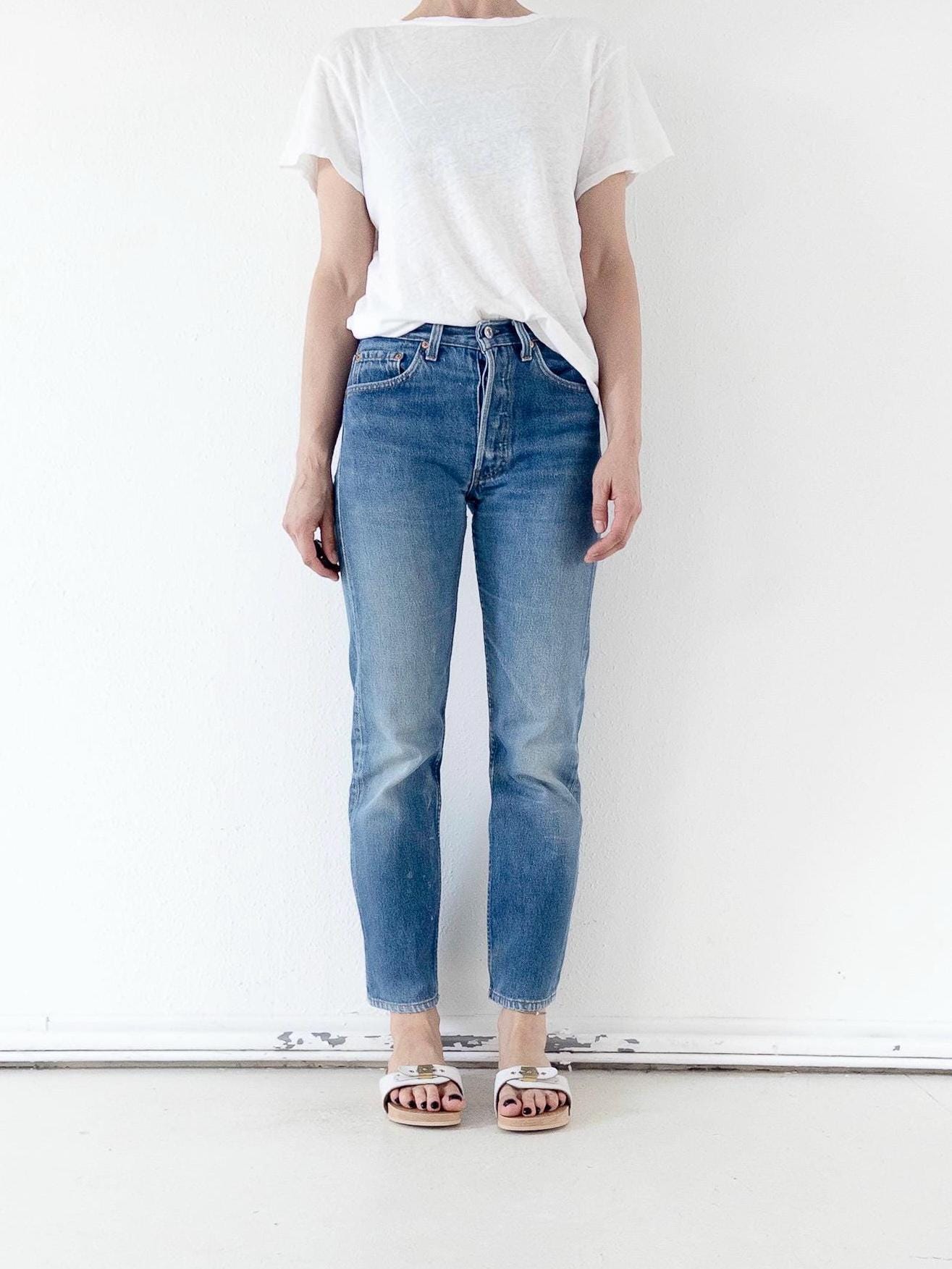 Vintage Levis 501 XX W27 L29 | 80s Denim | Made in USA | Sunfaded Jeans