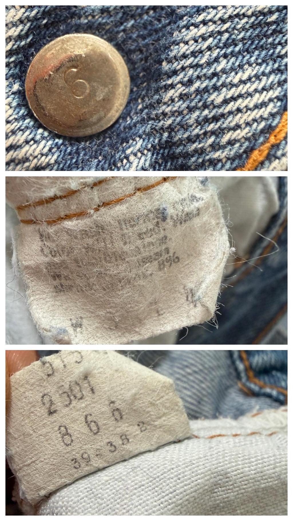 Vintage Levis 501 Selvedge Redline W33 L38 | 1978 Made in USA | Patched Distressed Jeans | Single Stitch, Button 6 | 70s Collectible Denim