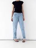 Vintage Levis 501 | W31/32 L33 | Made in USA 1997 | Paint‑Splattered Denim | 90s Boyfriend Jeans