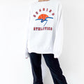 Hanes Sweatshirt 80s 90s Vintage Sunbird Athletics XL Made in USA Sweater Off White Crewneck Campus Sportswear