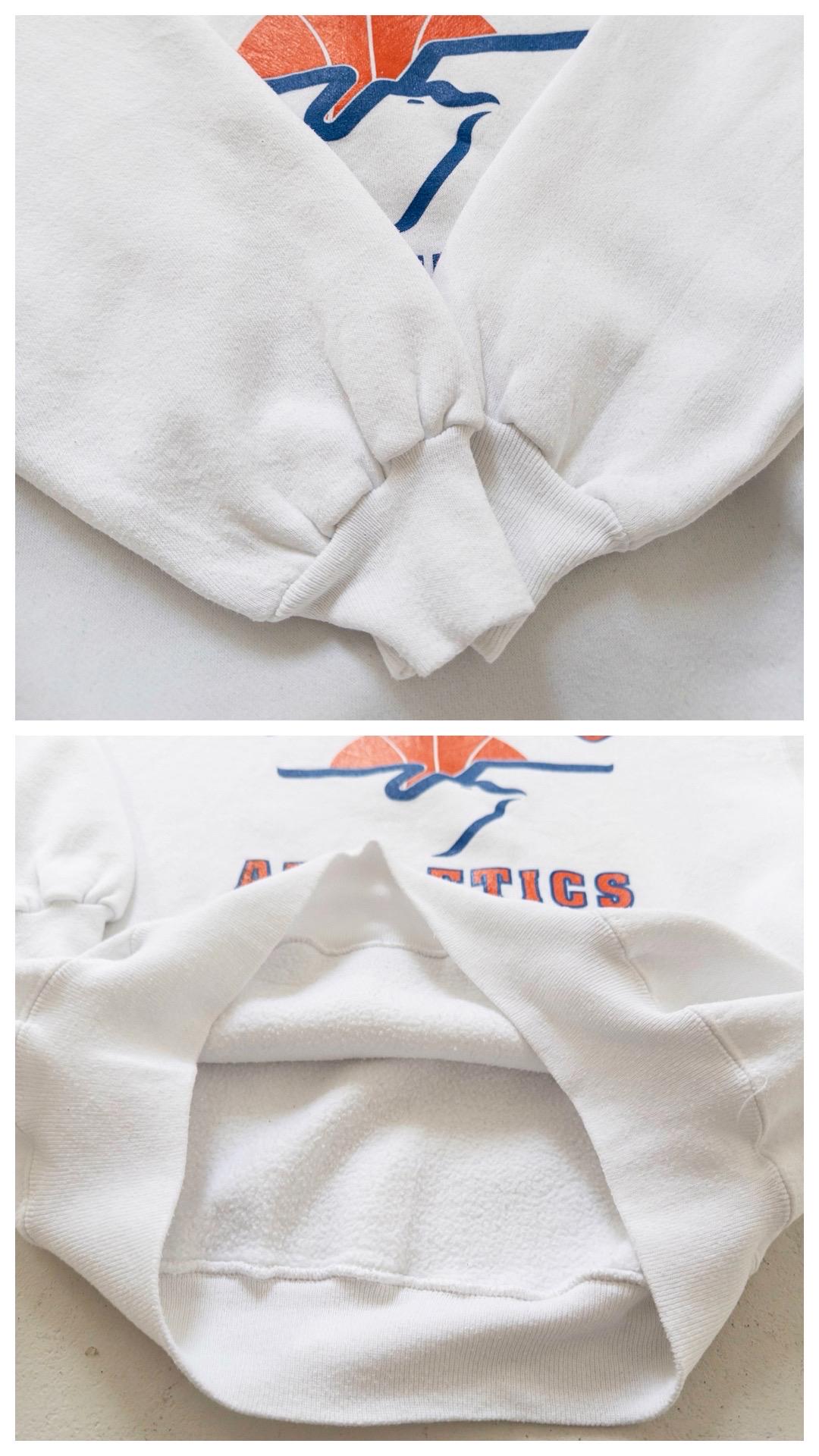 Hanes Sweatshirt 80s 90s Vintage Sunbird Athletics XL Made in USA Sweater Off White Crewneck Campus Sportswear