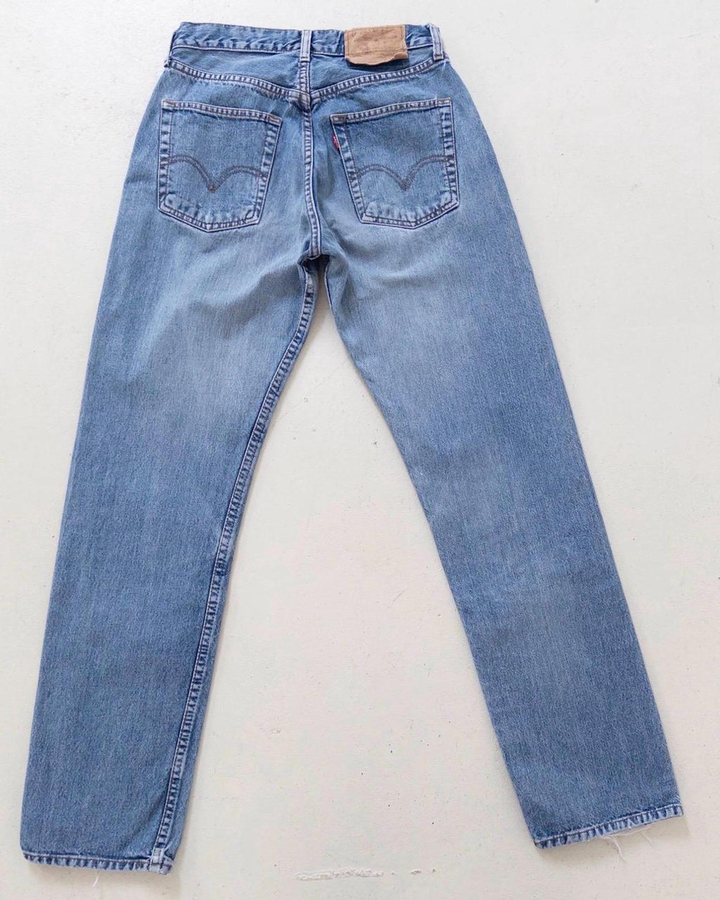 Levis 517 Jeans W26 90s Vintage Mid Blue Button Fly Distressed Denim 1994
