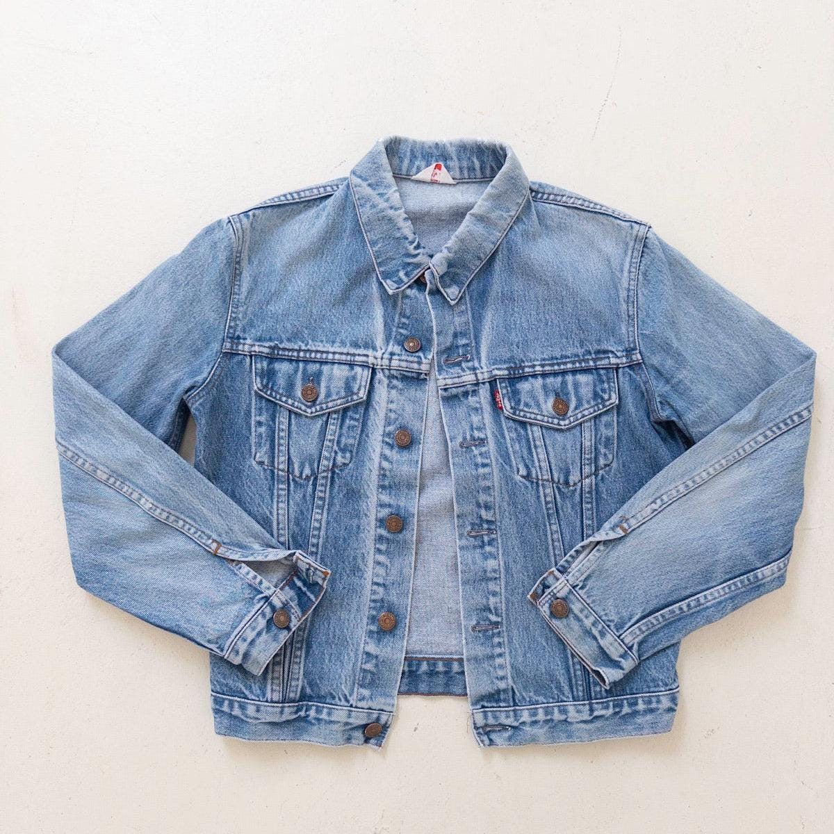 Size S - M Levis Trucker Jacket 70s / 80s Vintage Made in Spain