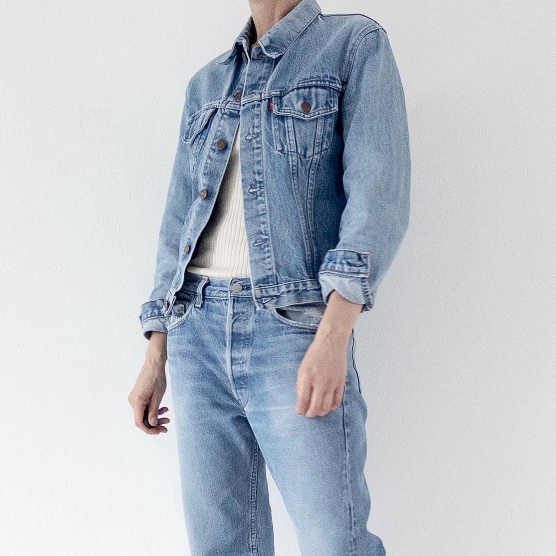 Gr. S - M Levis Trucker Jacket 70s / 80s Vintage Made in Spain