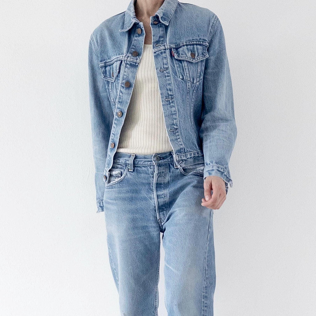 Gr. S - M Levis Trucker Jacket 70s / 80s Vintage Made in Spain