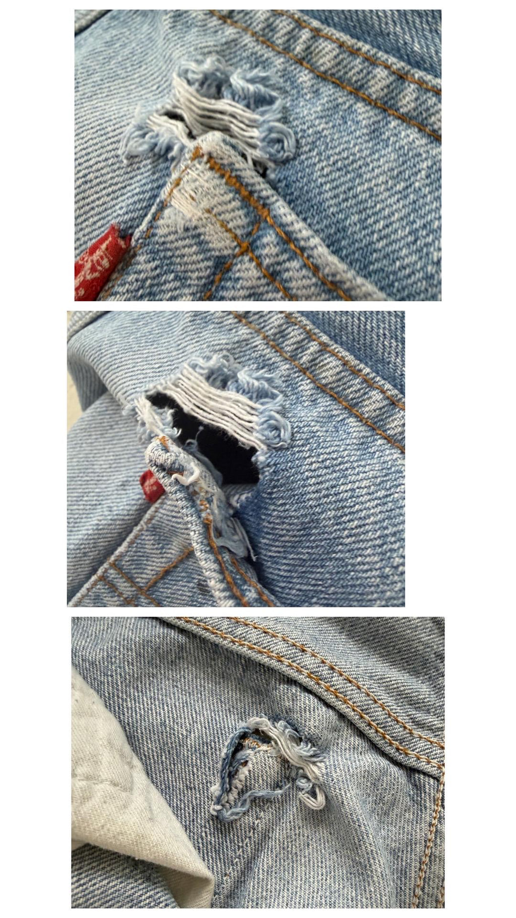 Levis 501 Jeans W31 W32 L32 80s Vintage Made in USA Paint Splattered Light Wash Denim 1986