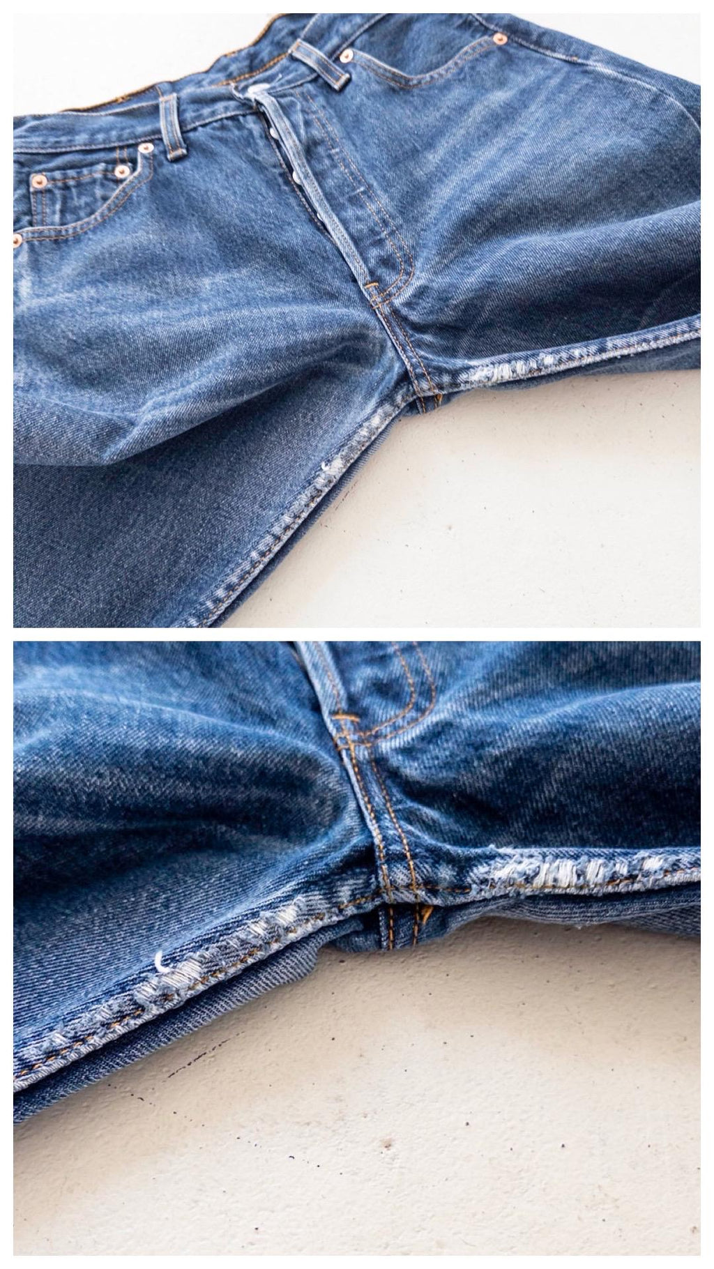 Levis 501 Jeans W28 Dark Blue Faded 90s Vintage Denim Made in Poland