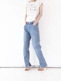 Levis 510 Jeans W29 W30 80s Vintage Light Blue Wash Button Fly Denim Made in UK