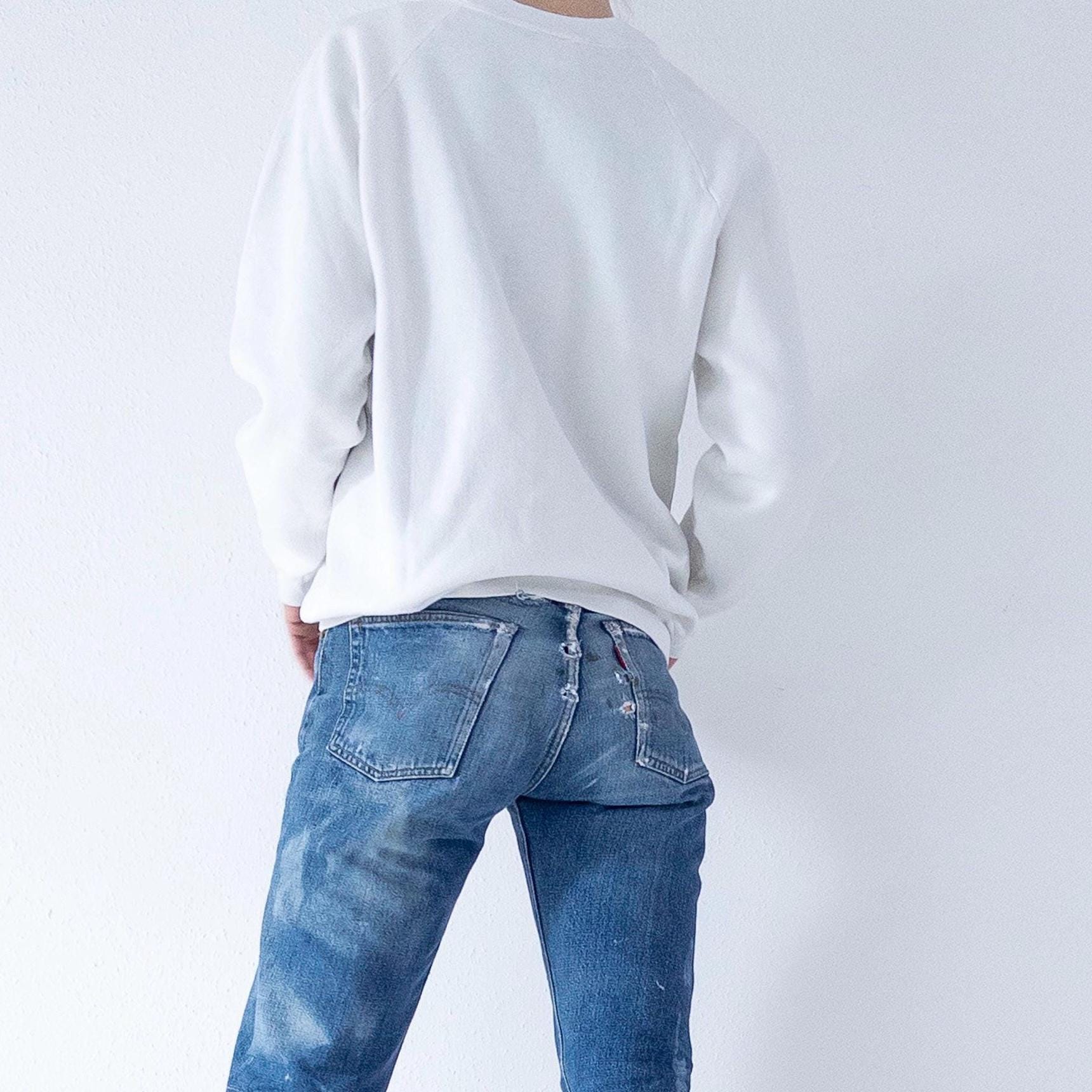 Fruit of the Loom Raglan Sweatshirt All my Children 80s Vintage M Made in USA Weißer Graphic Crewneck Sweater
