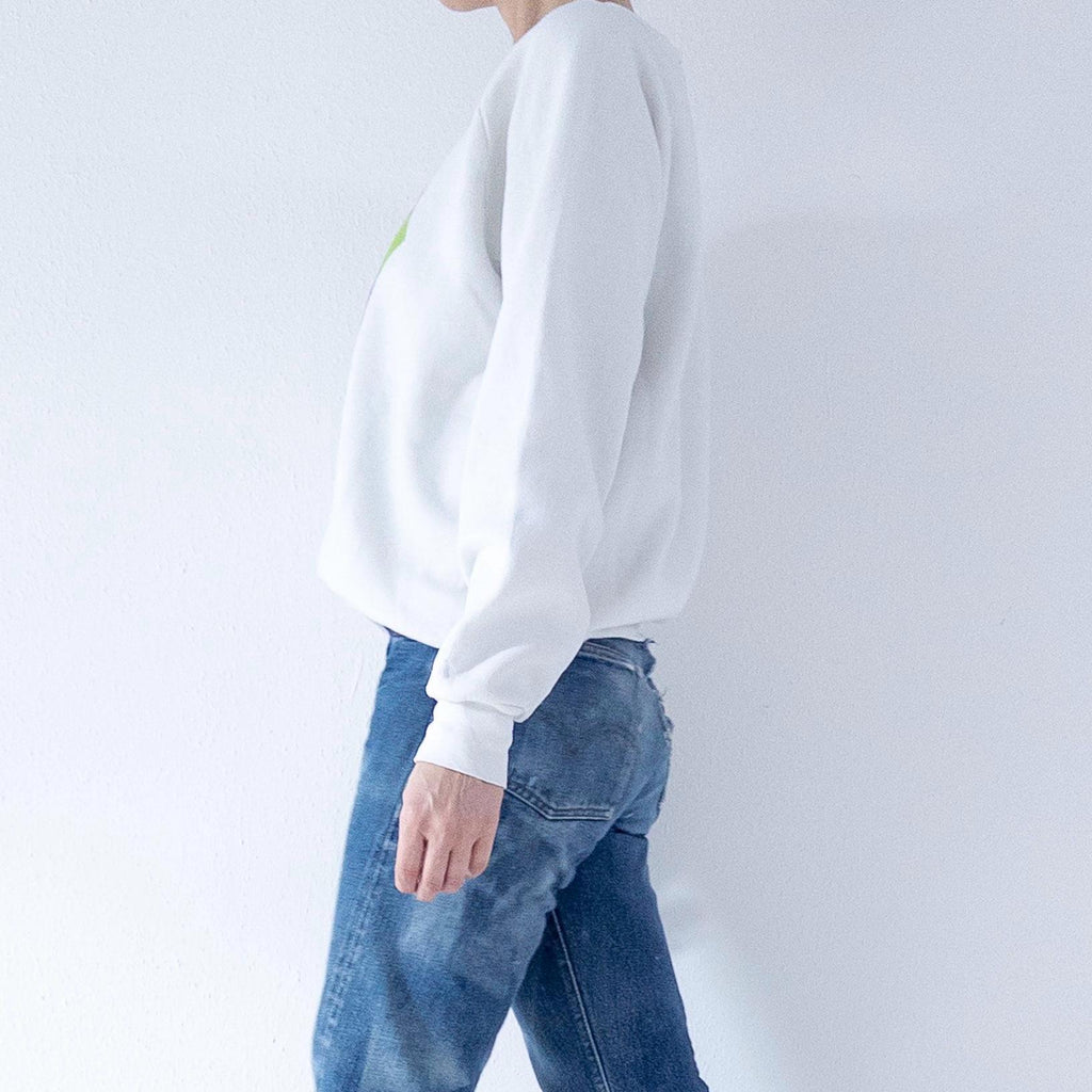 Fruit of the Loom Raglan Sweatshirt All my Children 80s Vintage M Made in USA Weißer Graphic Crewneck Sweater