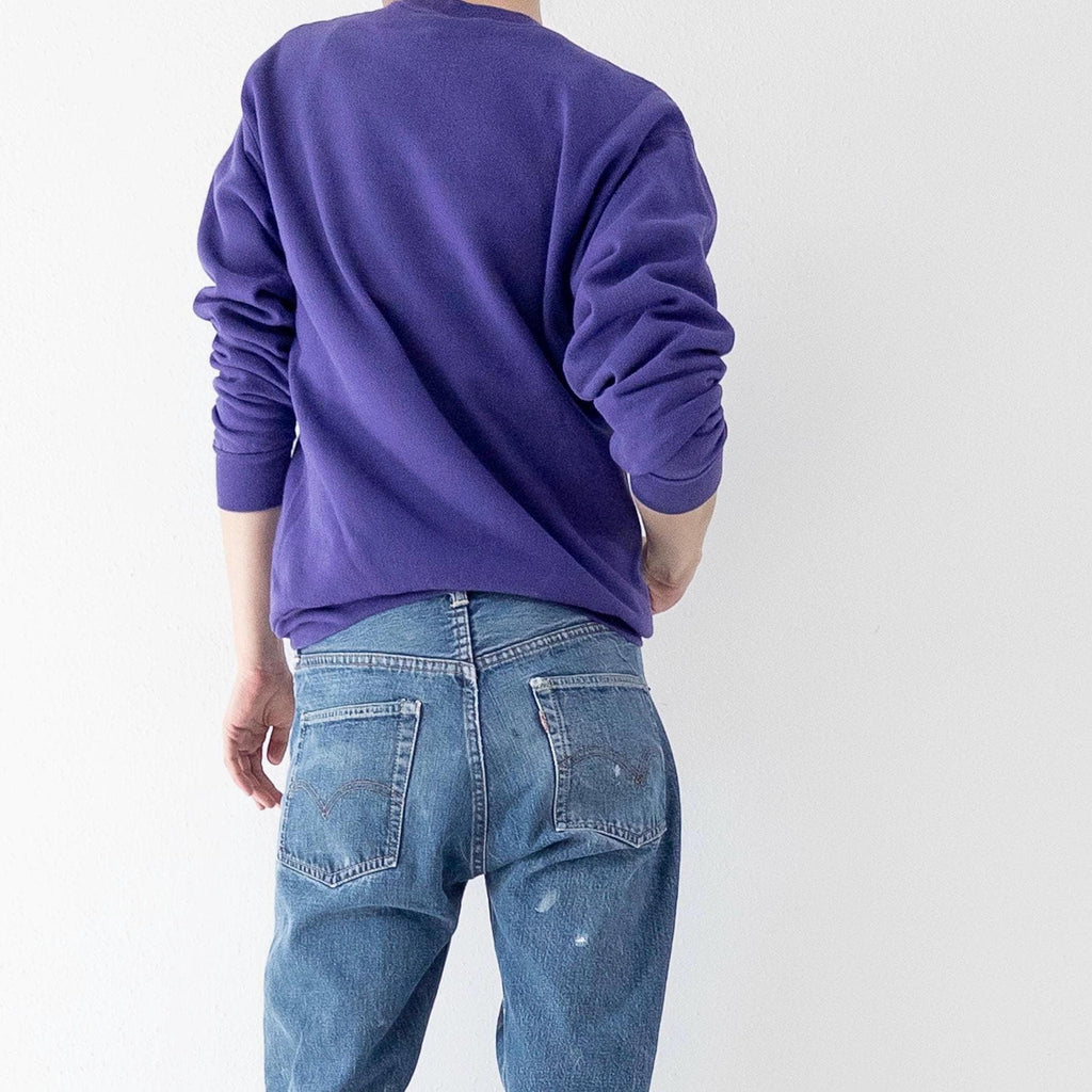 90s Vintage Hanes ComfortBlend Purple Crewneck XS