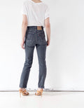 Levis 26501 Jeans W26 L32 80s Vintage Made in USA Gray Faded High Waist Denim 1985