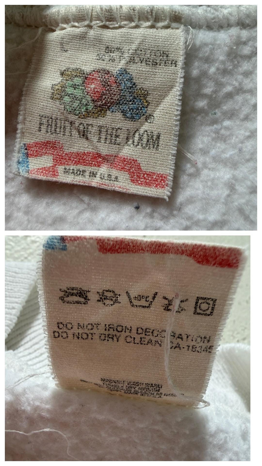 Fruit of the Loom Raglan Sweatshirt All my Children 80s Vintage M Made in USA Weißer Graphic Crewneck Sweater