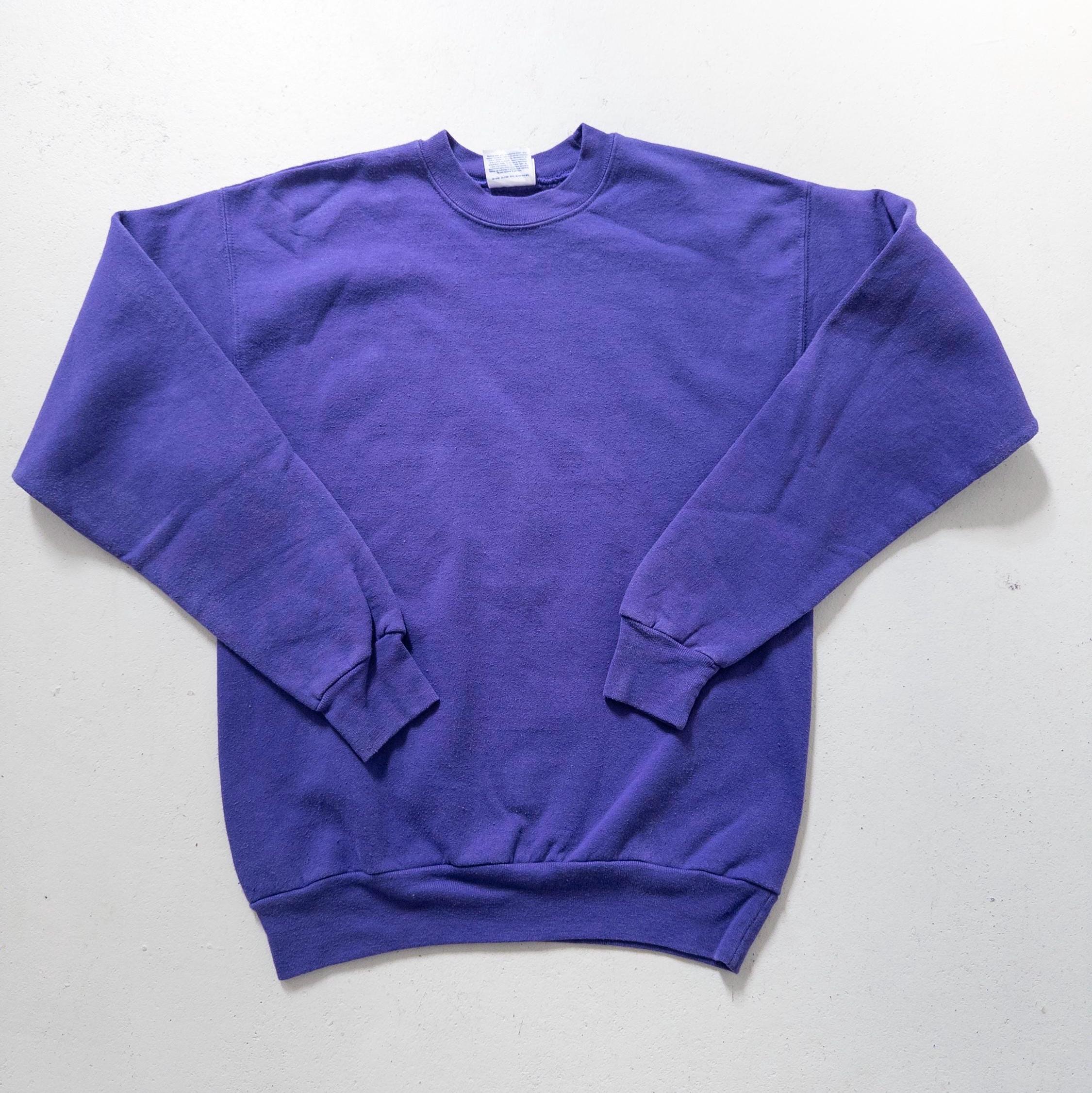 90s Vintage Hanes ComfortBlend Purple Crewneck XS