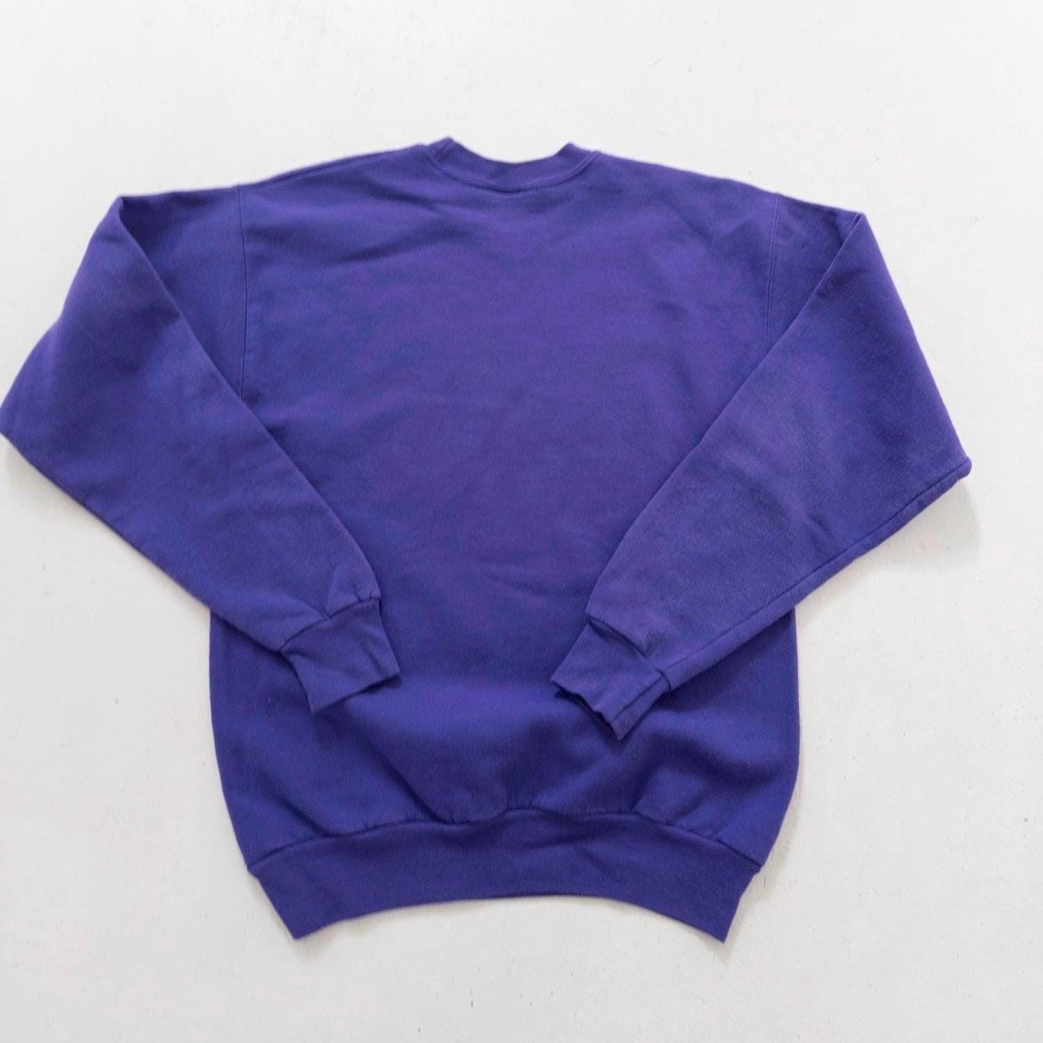 90s Vintage Hanes ComfortBlend Purple Crewneck XS