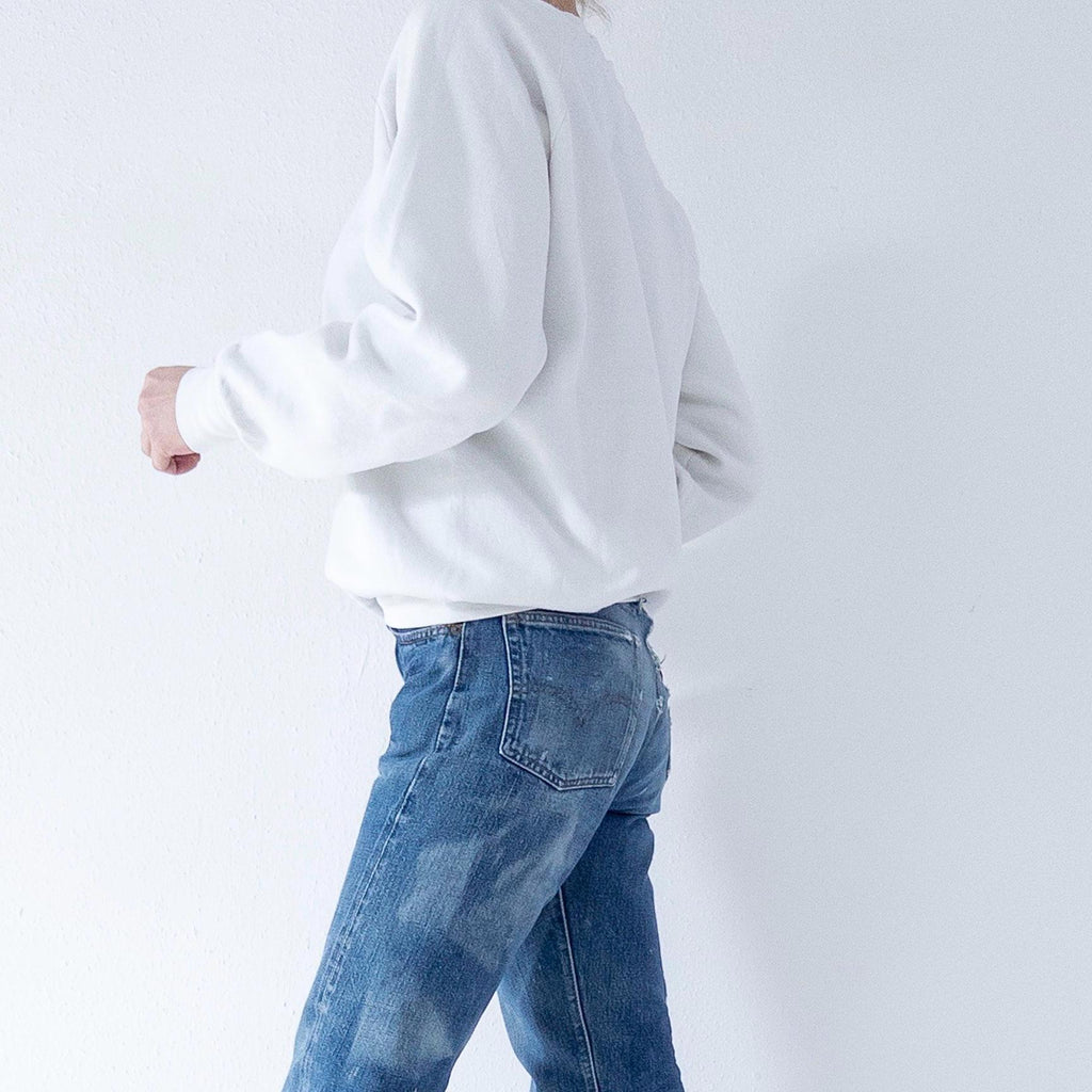 Fruit of the Loom Raglan Sweatshirt All my Children 80s Vintage M Made in USA Weißer Graphic Crewneck Sweater