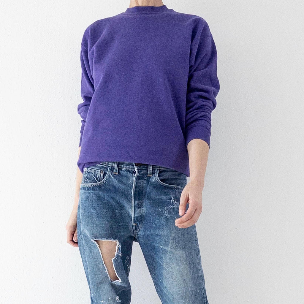 90s Vintage Hanes ComfortBlend Purple Crewneck XS