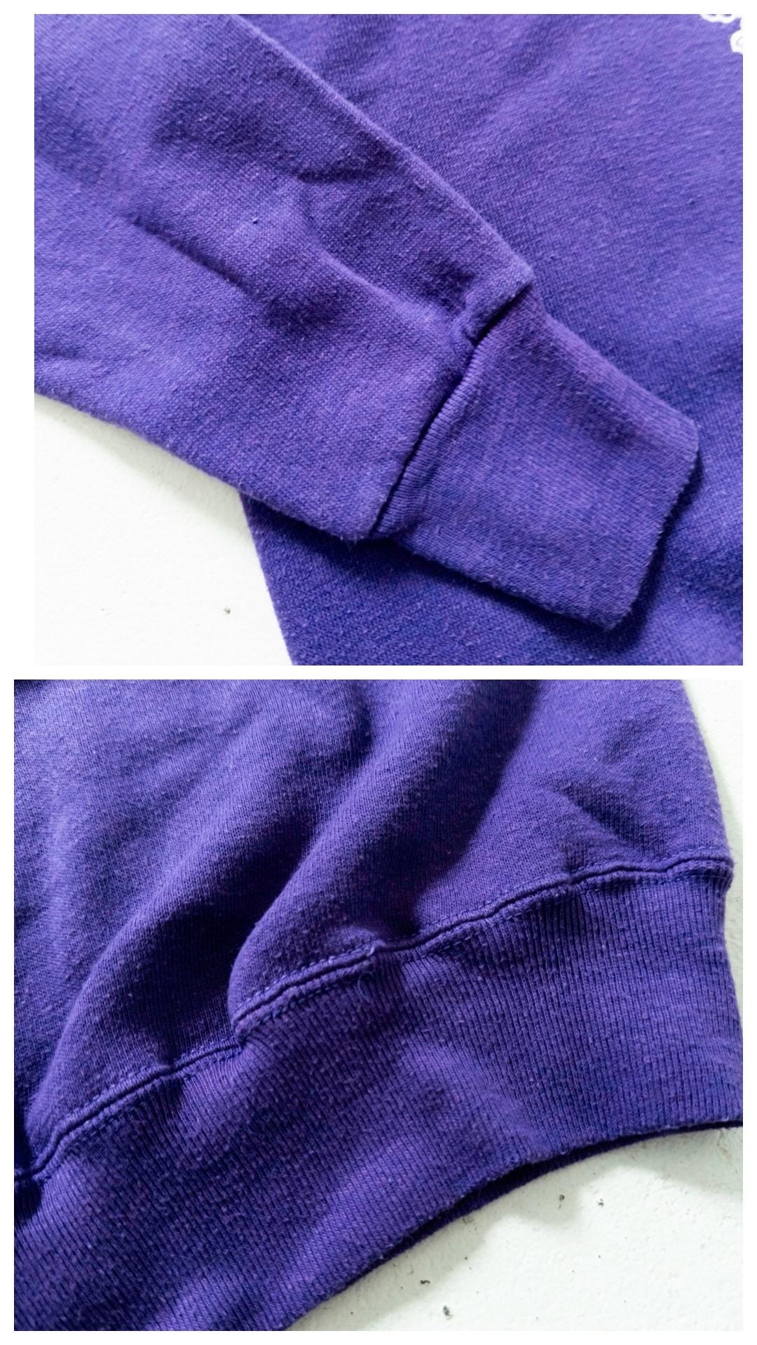 Collegiate Pacific Raglan Sweater Tabor Academy XS S 60s 70s Vintage Purple Raglan Crewneck Made in USA