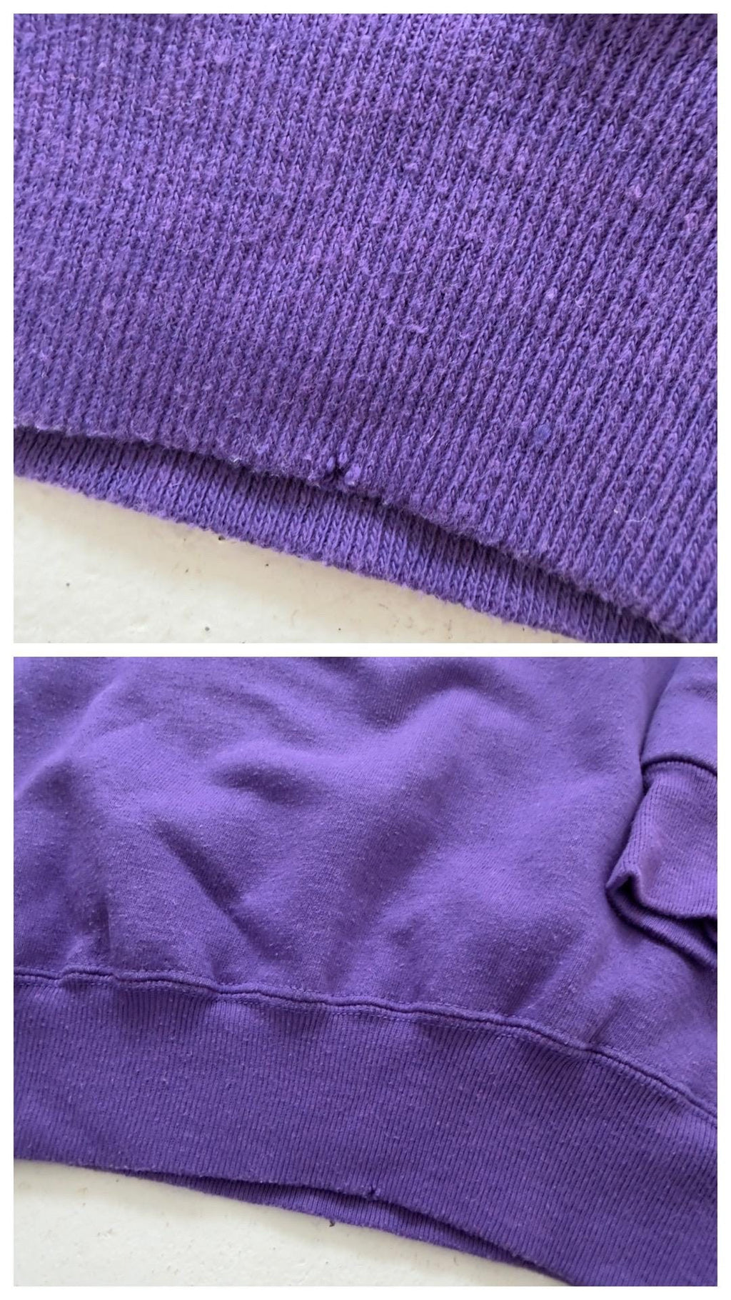 Collegiate Pacific Raglan Sweater Tabor Academy XS S 60s 70s Vintage Purple Raglan Crewneck Made in USA