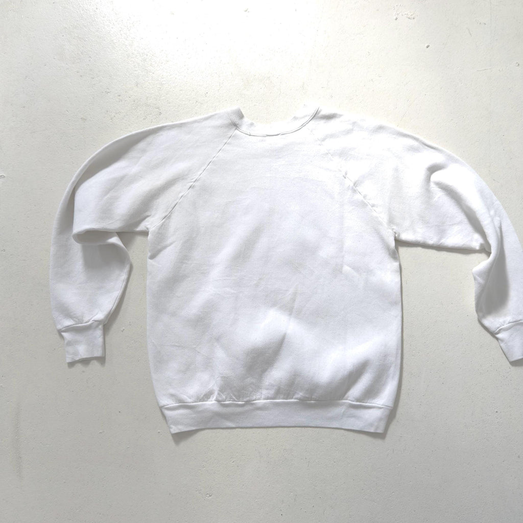 Fruit of the Loom Raglan Sweatshirt All my Children 80s Vintage M Made in USA Weißer Graphic Crewneck Sweater