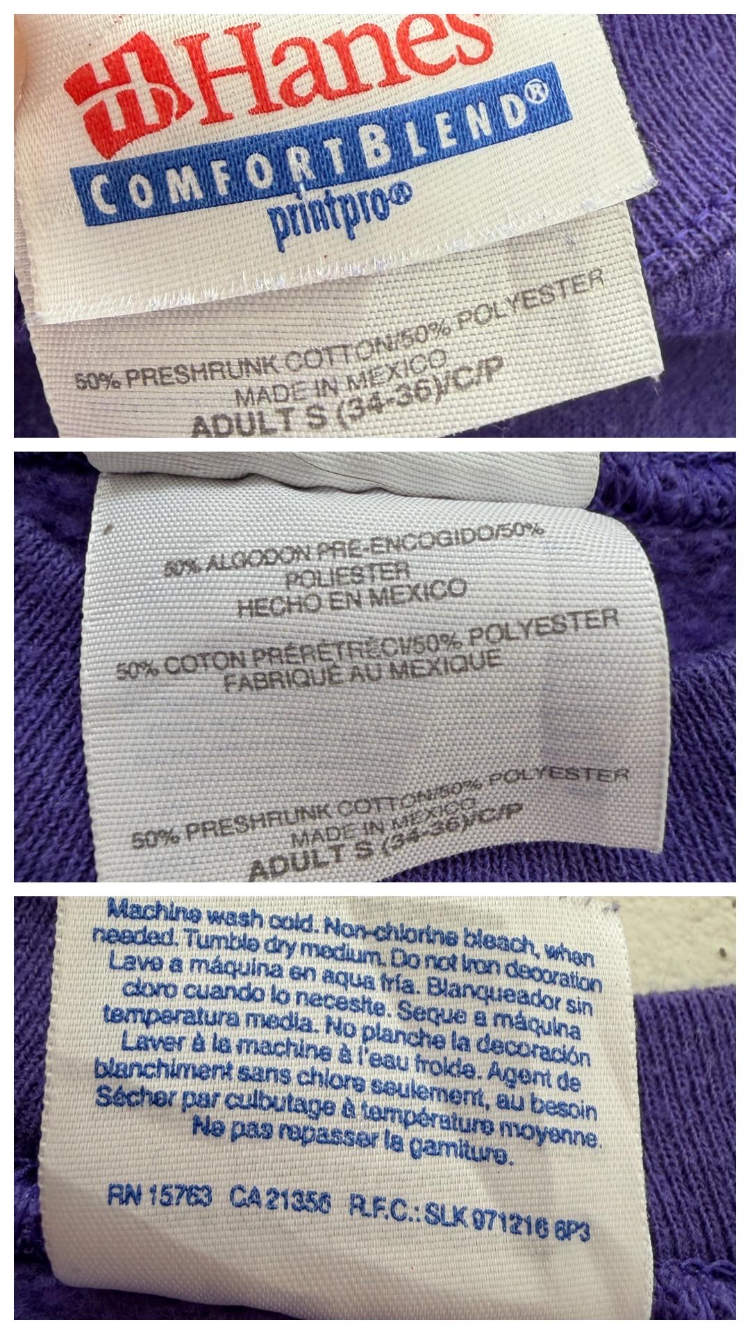90s Vintage Hanes ComfortBlend Purple Crewneck XS