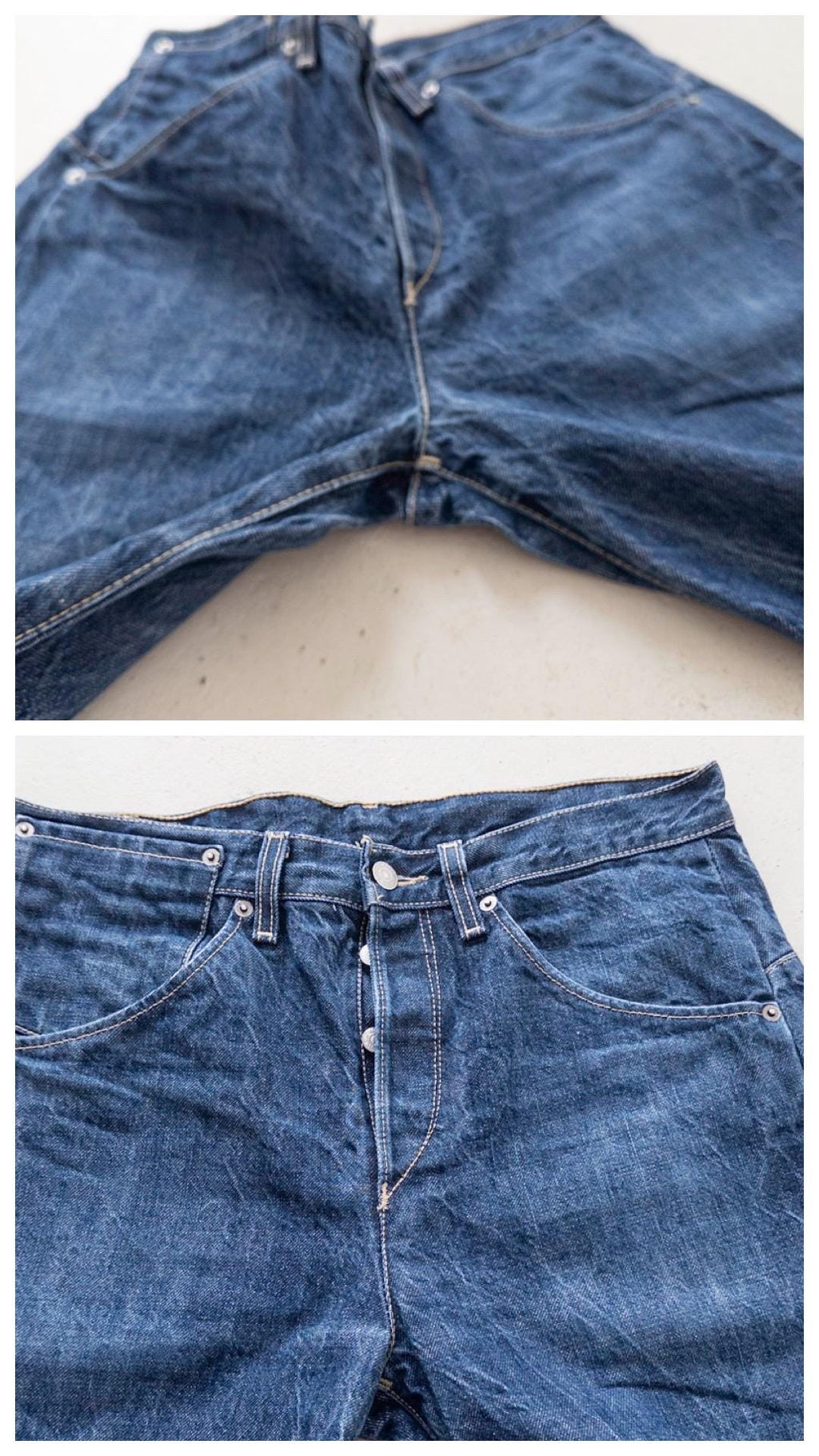 Levis Engineered Jeans W31 W34 Y2K Vintage Dark Blue Wash Button Fly Denim Made in Poland 2000