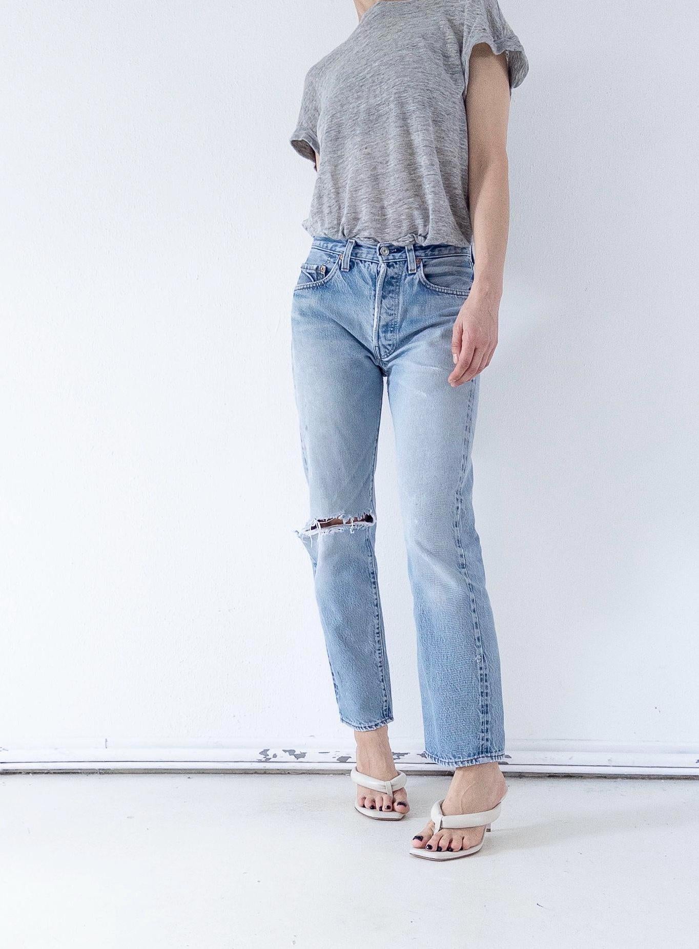 W27 Levis 501 Selvedge 80s Vintage Made in USA
