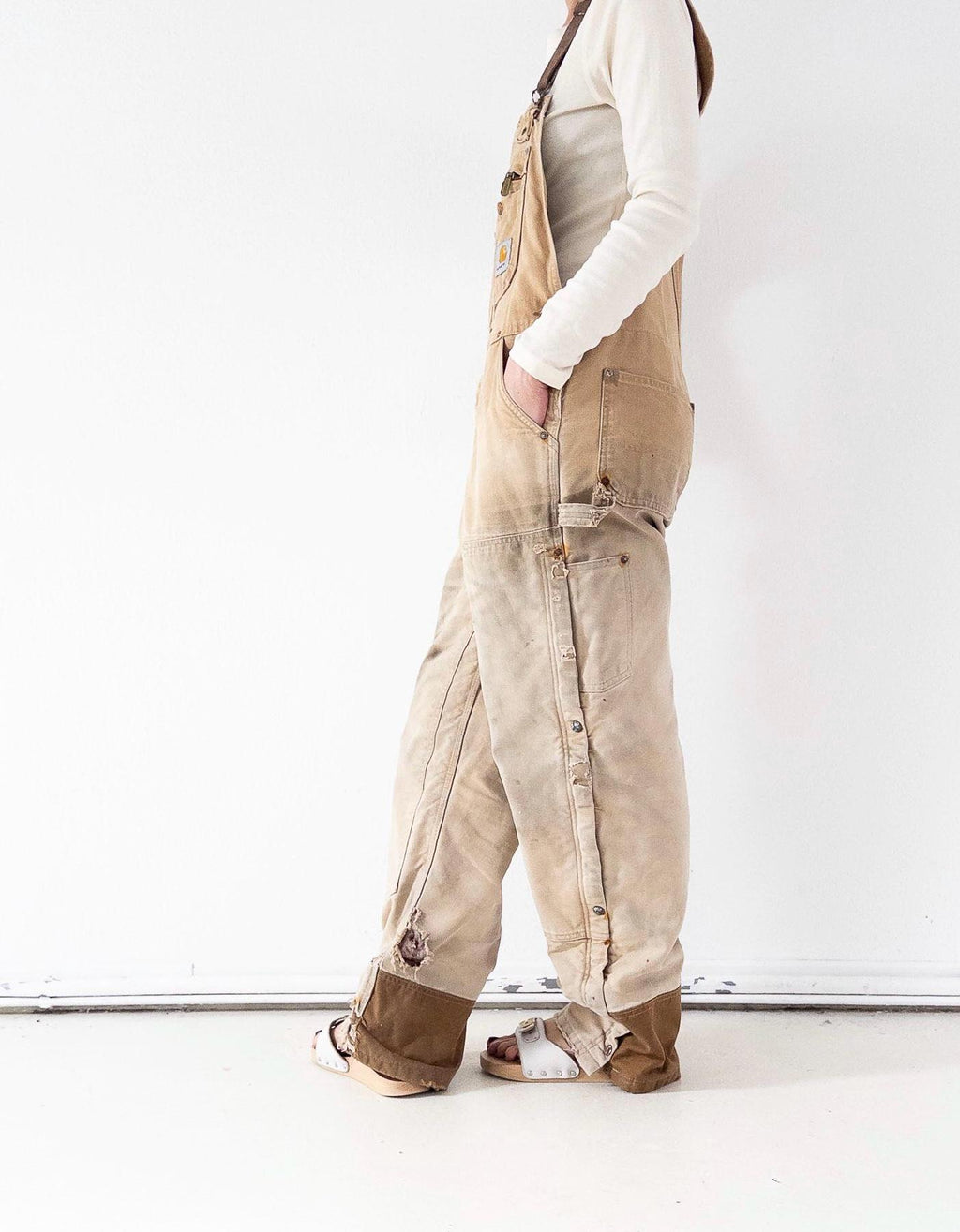 Carhartt Doubleknee Workwear Latzhose W34 L32 L 90s Vintage Thrashed Distressed Overall