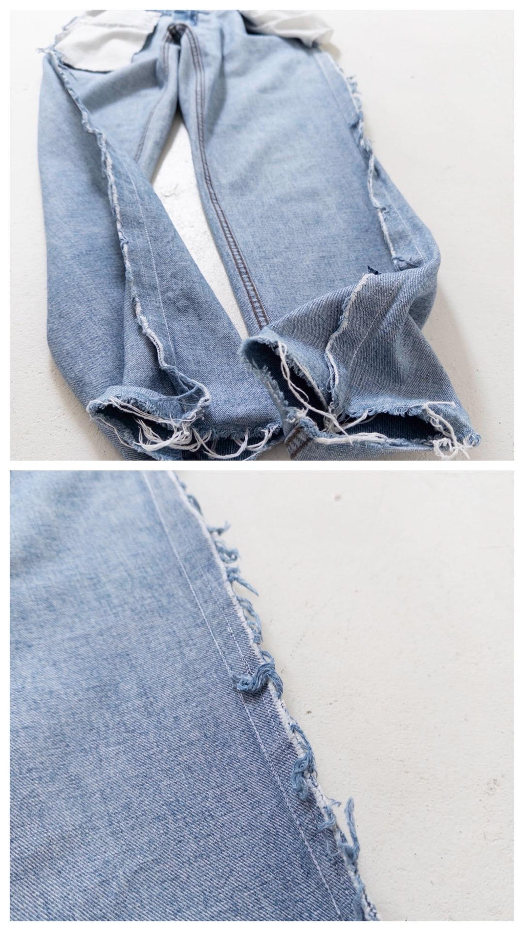 Levis 565 Relaxed Fit Jeans W28 L31 90s Vintage Reworked Light Blue Loose 1997 Silver Tab