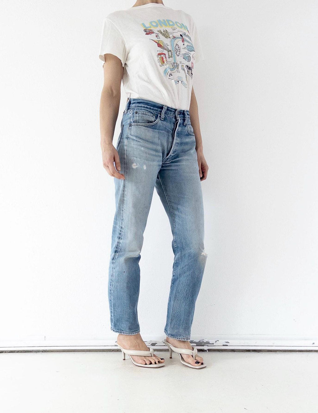 Levis 501 Selvedge Redline Jeans W29 L31 70s Vintage Made in USA Distressed Denim 1977 Button 6