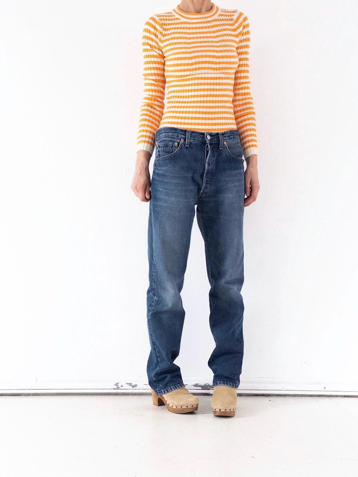 Levis 501 Jeans W31 W32 L34 90s Vintage Made in Poland Faded Dark Wash Denim 1997