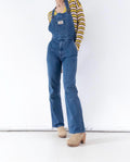 Levis Latzhose XS S Made in France 70s Vintage Faded Dark Blue Indigo Denim 1978